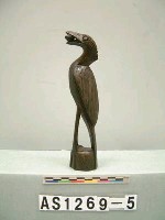 藏品(木刻鳥像)的圖片